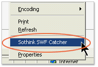 SWF Catcher (Context Menu)